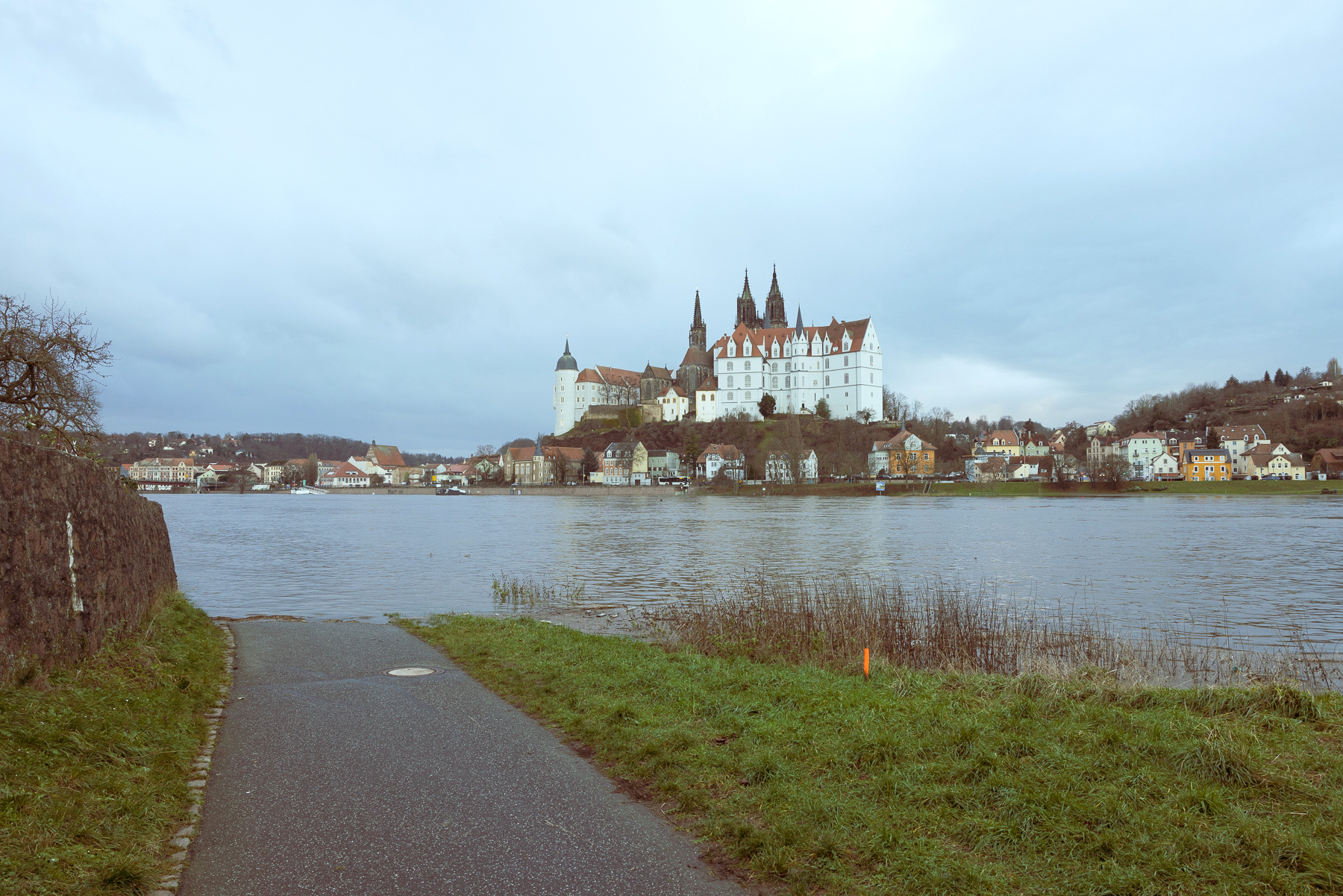 Hochwasser an der Elbe